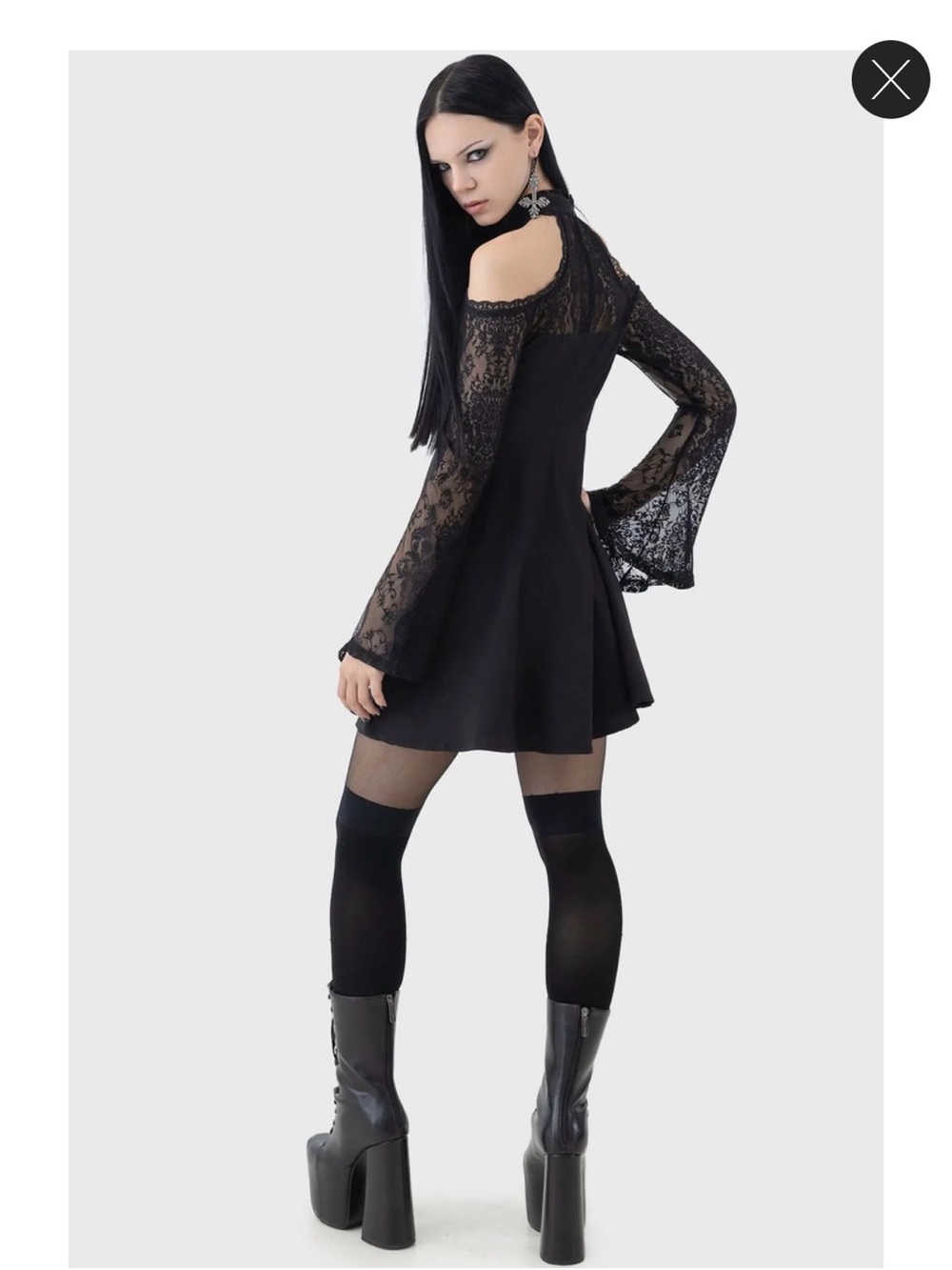 Killstar Lost Nostalgia Dress - Picture 6 of 8
